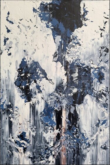 Картина под названием "Abstract 2339" - Alex Senchenko, Подлинное произведение искусства, Акрил Установлен на Деревянная рам…