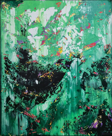 Pintura intitulada "Abstract 2353" por Alex Senchenko, Obras de arte originais, Acrílico Montado em Armação em madeira