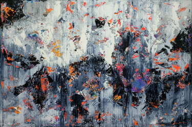 Pittura intitolato "Abstract 23107" da Alex Senchenko, Opera d'arte originale, Acrilico Montato su Telaio per barella in leg…