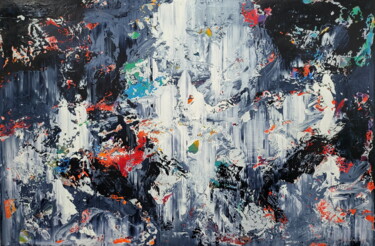 Peinture intitulée "Abstract 2404" par Alex Senchenko, Œuvre d'art originale, Acrylique Monté sur Châssis en bois