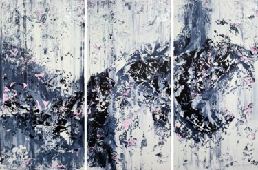 Картина под названием "Abstract 2412" - Alex Senchenko, Подлинное произведение искусства, Акрил Установлен на Деревянная рам…