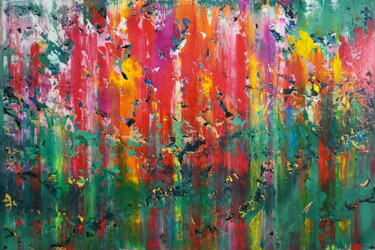 제목이 "Abstract 2429"인 미술작품 Alex Senchenko로, 원작, 아크릴 나무 들것 프레임에 장착됨