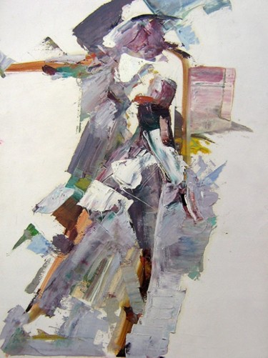 Painting titled "model 0113" by Anatoliy Seng, Original Artwork, Oil