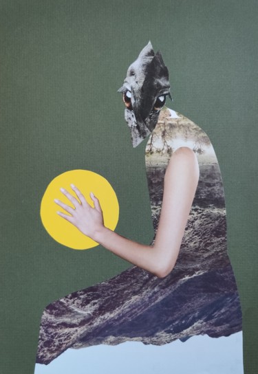 Stolen sun Collages titled "Stolen sun" by Olga Sennikova, Original Art, Collages