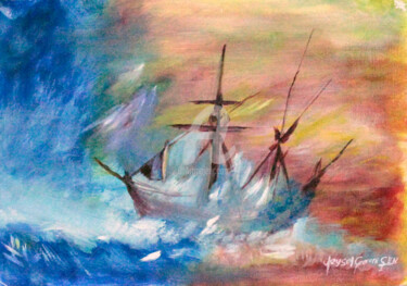 "Gemi - Ship" başlıklı Artcraft Veysel Şen tarafından, Orijinal sanat
