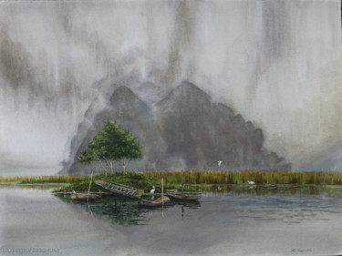 Картина под названием "Van Long" - Светлана Епишина, Подлинное произведение искусства, Акварель