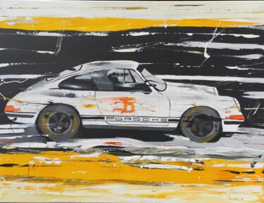 Peinture intitulée "Porsche 911 Model F…" par Sepp Wörle, Œuvre d'art originale, Acrylique