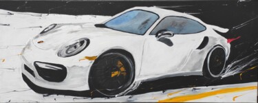 Painting titled "Porsche performance…" by Sepp Wörle, Original Artwork, Acrylic