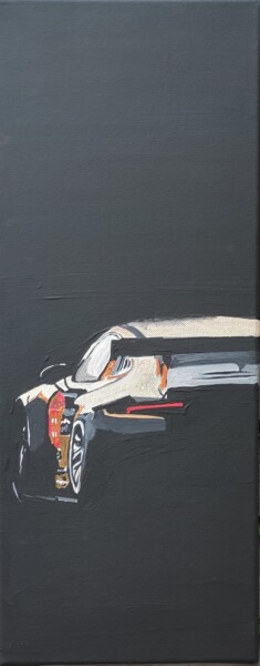 Painting titled "Porsche 991 Gt3 RS…" by Sepp Wörle, Original Artwork, Acrylic