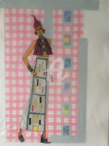 Pittura intitolato "Mondrian" da Marcela, Opera d'arte originale, Altro