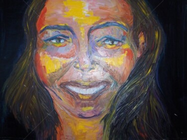 Pintura intitulada "Risa" por Marcela, Obras de arte originais