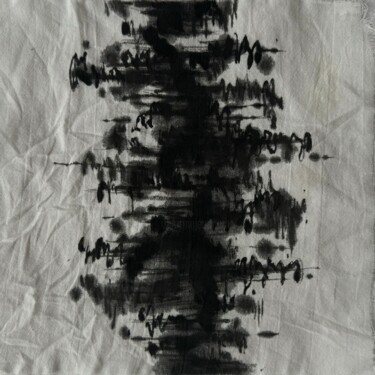 Art textile intitulée "dzen 01" par Serafima Bajdan, Œuvre d'art originale, Acrylique