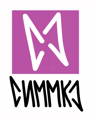 Arte digitale intitolato "Simmka Logo" da Serafima Sednina, Opera d'arte originale, Lavoro digitale 2D