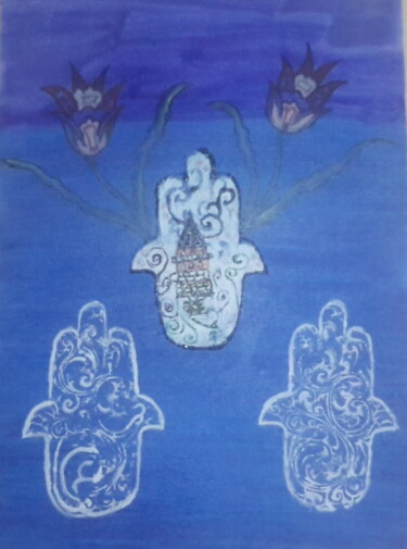 "Hamse Tablo" başlıklı Tablo Serap Köseli tarafından, Orijinal sanat, Akrilik Ahşap Sedye çerçevesi üzerine monte edilmiş