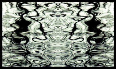 Arts numériques intitulée "symétrie10" par Serein, Œuvre d'art originale, Peinture numérique
