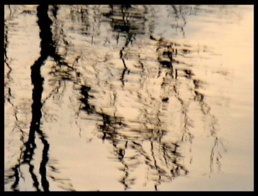 Peinture intitulée "reflet d' eau 14" par Serein, Œuvre d'art originale, Huile
