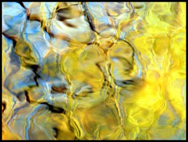 Peinture intitulée "reflet d' eau 25" par Serein, Œuvre d'art originale, Huile