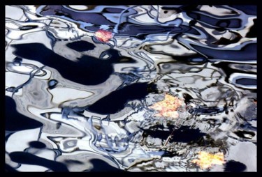 Peinture intitulée "reflet d' eau 29" par Serein, Œuvre d'art originale, Huile