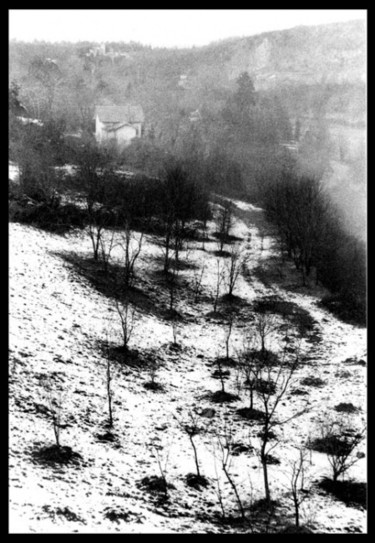Photographie intitulée "paysage d'hiver" par Serein, Œuvre d'art originale