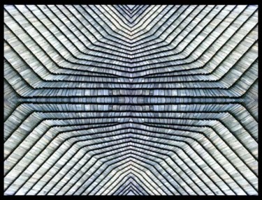 Arts numériques intitulée "symétrie toit 01" par Serein, Œuvre d'art originale