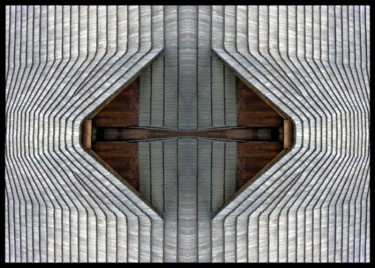 Arts numériques intitulée "symétrie toit 02" par Serein, Œuvre d'art originale