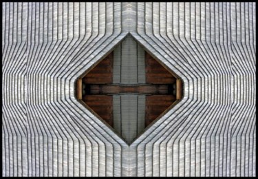 Arts numériques intitulée "symétrie toit 03" par Serein, Œuvre d'art originale