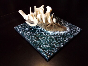 Sculpture titled "R'lyeh out of the s…" by Serendipity Liche, Original Artwork, Bone