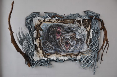 Escultura titulada "Проснулся сам-разбу…" por Sergei Sapegin, Obra de arte original, Témpera