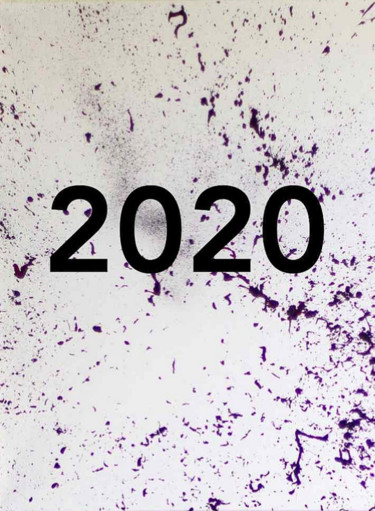 Рисунок под названием "2020" - Сергей Дегтярев, Подлинное произведение искусства, Акрил Установлен на Деревянная рама для но…