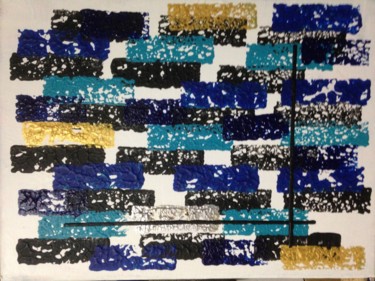 Schilderij getiteld "serie des blues spo…" door Serge Arnaud, Origineel Kunstwerk, Acryl