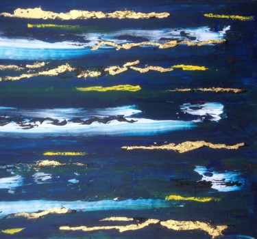 绘画 标题为“ciel d'orage et d'or” 由Serge Arnaud, 原创艺术品, 丙烯