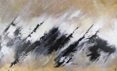 Painting titled "Forces Telluriques…" by Serge Assmann, Original Artwork, Acrylic
