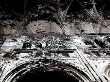 Digitale Kunst mit dem Titel "le mystère des cath…" von Serge Assmann, Original-Kunstwerk, Fotomontage