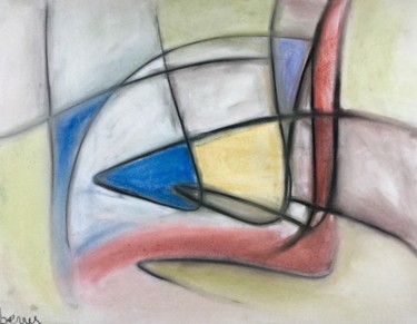 Peinture intitulée "N3" par Serge Berry, Œuvre d'art originale, Pastel