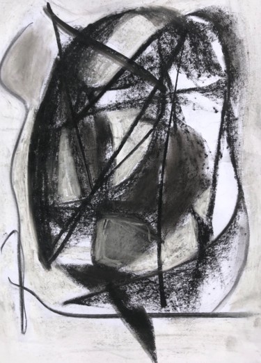 Картина под названием "Réflexions II" - Serge Berry, Подлинное произведение искусства, Пастель