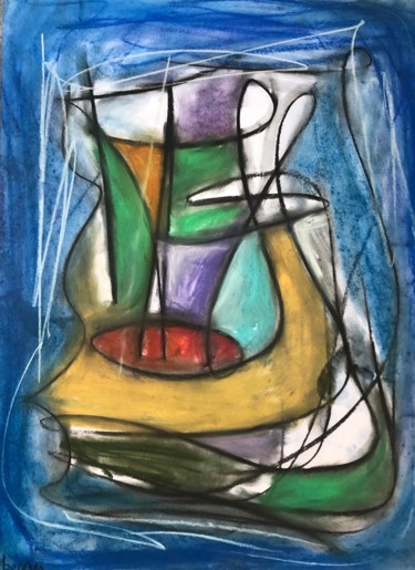 Painting titled "Alabama" by Serge Berry, Original Artwork, Pastel