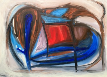 Peinture intitulée "Médina d'Essaouira…" par Serge Berry, Œuvre d'art originale, Acrylique