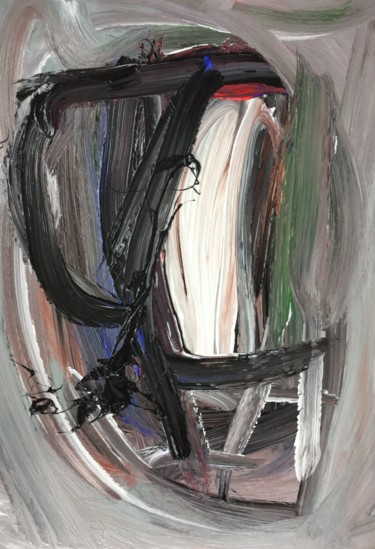 Peinture intitulée "Abstraction 40" par Serge Berry, Œuvre d'art originale