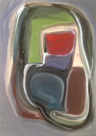 Peinture intitulée "abstraction-c.jpg" par Serge Berry, Œuvre d'art originale, Acrylique