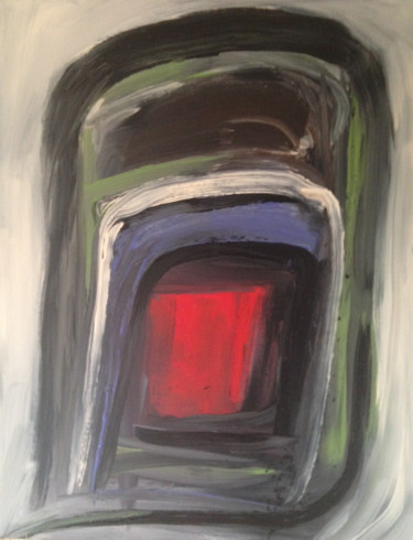 Peinture intitulée "abstraction-e.jpg" par Serge Berry, Œuvre d'art originale, Acrylique