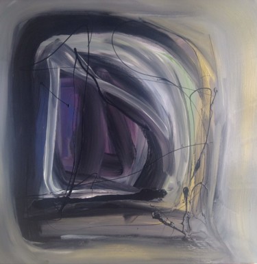 Peinture intitulée "Abstraction 50" par Serge Berry, Œuvre d'art originale, Acrylique