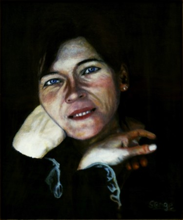 Peinture intitulée "Portrait de Francoi…" par Serge Boisse, Œuvre d'art originale, Huile
