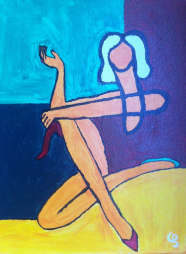 Peinture intitulée "No body" par Serge Cehes, Œuvre d'art originale, Huile