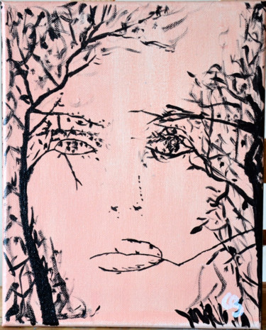 Peinture intitulée "Branches" par Serge Cehes, Œuvre d'art originale, Huile
