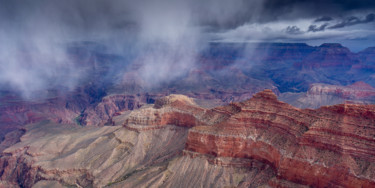 Photographie intitulée "Grand canyon storm" par Serge Demaertelaere, Œuvre d'art originale