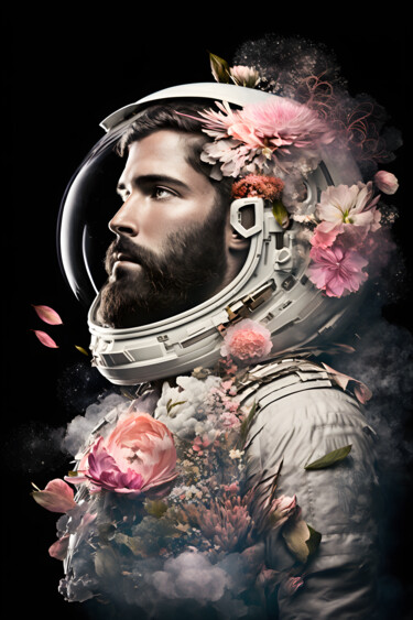 Digital Arts titled "Cosmos pop 10" by Serge Gualini, Original Artwork, AI generated image