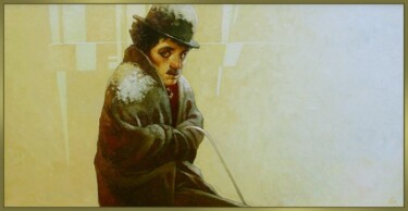 Картина под названием ""Сharl Chaplin"" - Serge Ivantsov, Подлинное произведение искусства