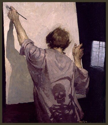 Painting titled "" Painter "" by Serge Ivantsov, Original Artwork