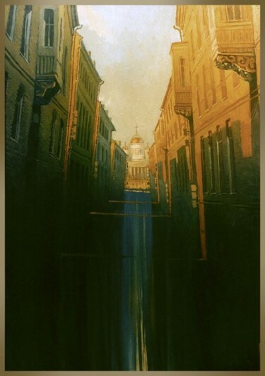 Картина под названием "" The road to templ…" - Serge Ivantsov, Подлинное произведение искусства