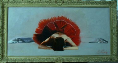 Painting titled "Nathalie" by Serge Krief, Original Artwork